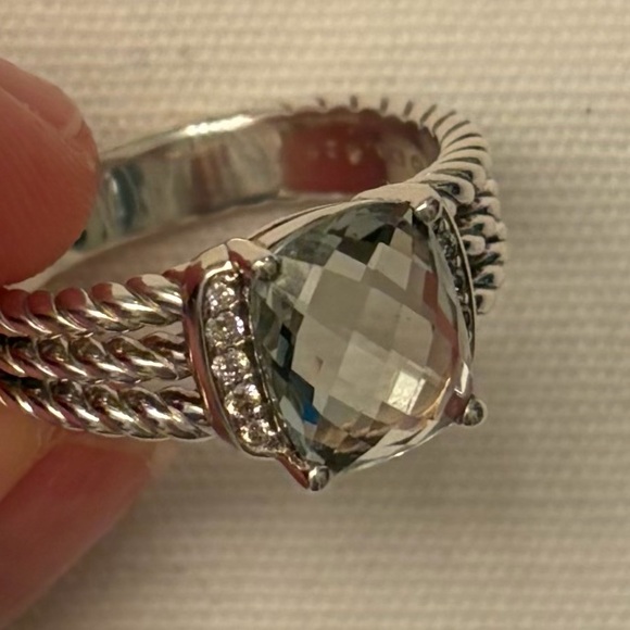 David Yurman Prasiolite Petite Wheaton Ring
